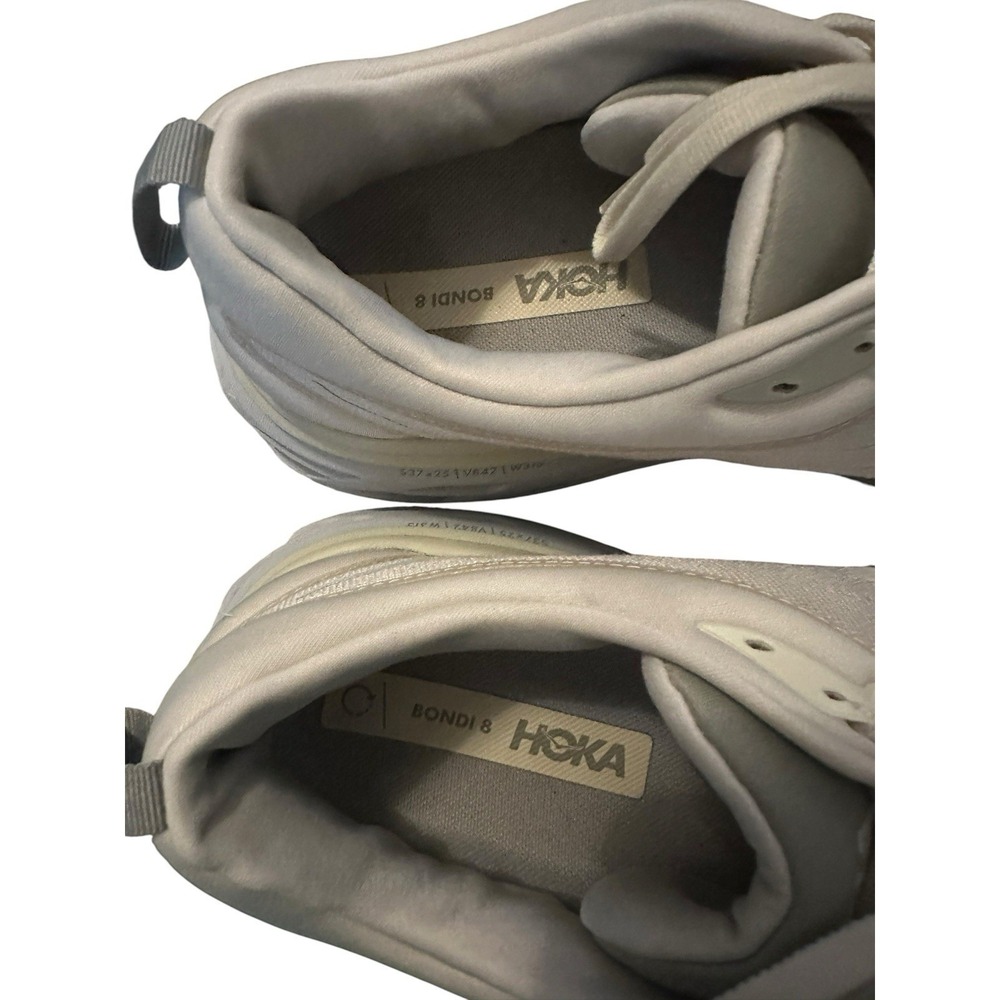 HOKA One One Shoes Men's Bondi 8 Everyday Running Shoes Size US 14D Cream #S32-8 - Picture 9 of 14